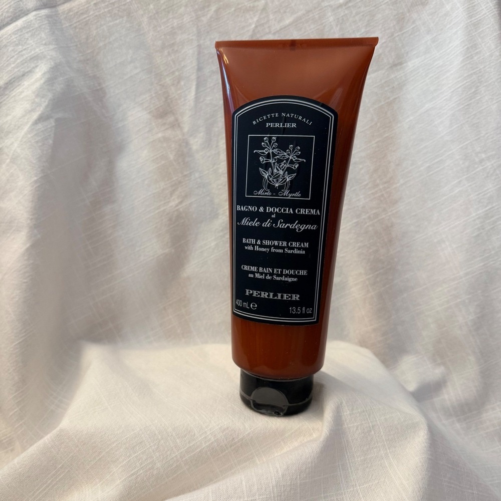 Perlier Bath & Shower Cream 13.5oz Sardinian Honey & Myrtle Ricette Naturali
